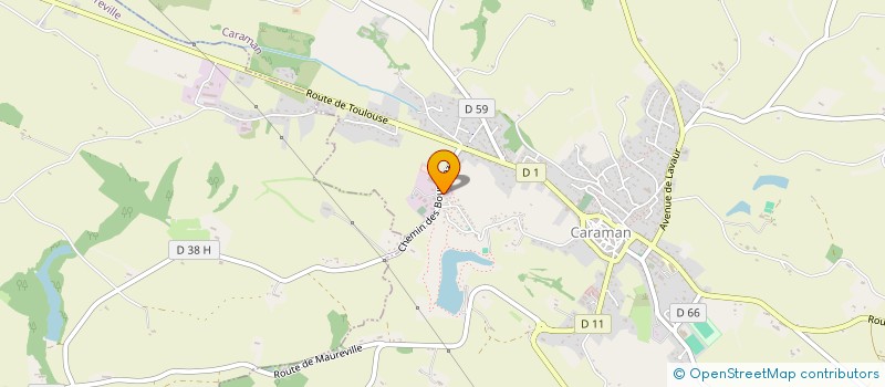 localisation de l'entreprise COMMUNE DE LOUBENS LAURAGAIS  LOUBENS-LAURAGAIS