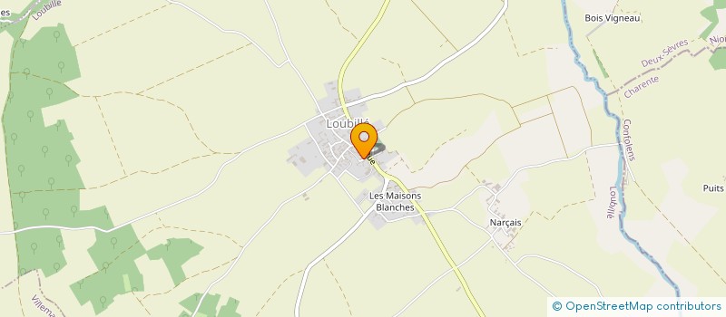 localisation de l'entreprise COMMUNE DE LOUBILLE  LOUBILLE
