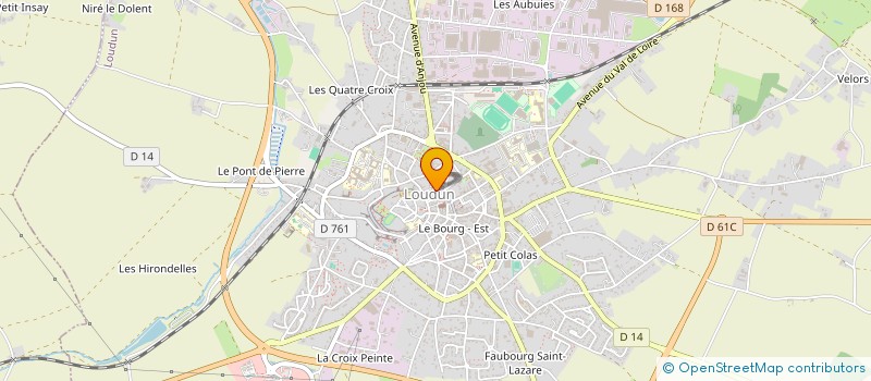 localisation de l'entreprise COMMUNE DE LOUDUN  LOUDUN