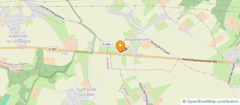 localisation de l'entreprise COMMUNE DE LOUVETOT  LOUVETOT