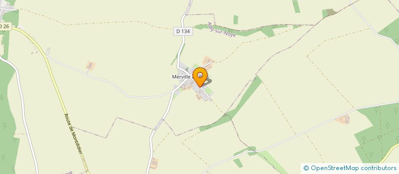 localisation de l'entreprise COMMUNE DE LOUVRECHY  LOUVRECHY