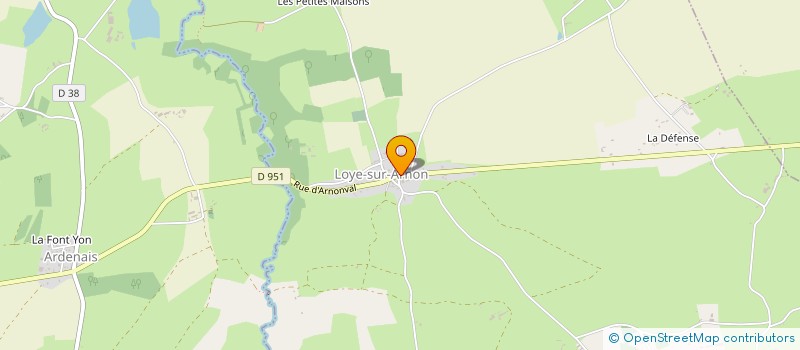 localisation de l'entreprise COMMUNE DE LOYE SUR ARNON  LOYE-SUR-ARNON