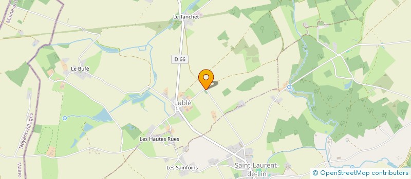 localisation de l'entreprise COMMUNE DE LUBLE  LUBLE