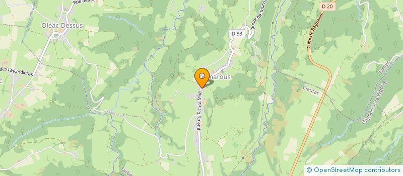 localisation de l'entreprise COMMUNE DE LUC  LUC