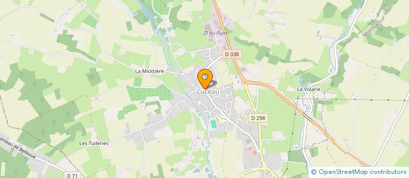 localisation de l'entreprise COMMUNE DE LUCEAU  LUCEAU