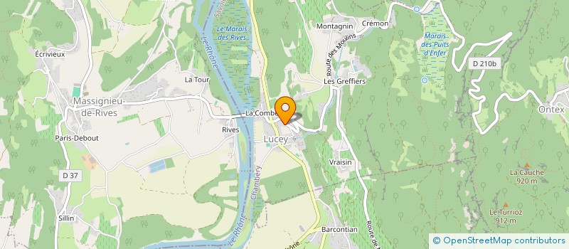 localisation de l'entreprise COMMUNE DE LUCEY  LUCEY