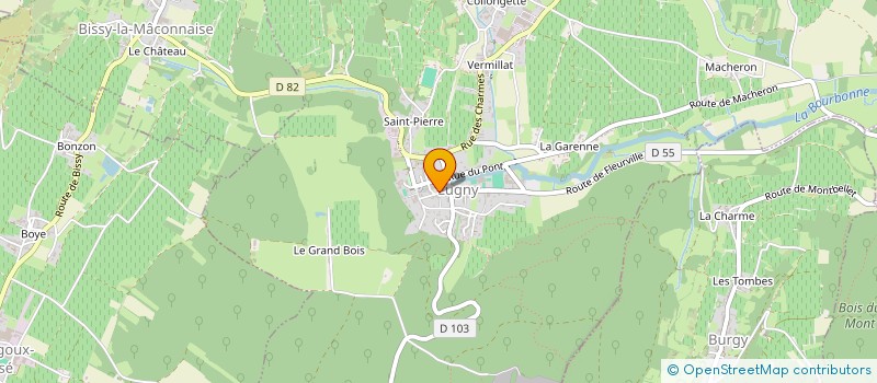 localisation de l'entreprise COMMUNE DE LUGNY à LUGNY