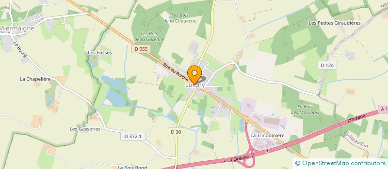 localisation de l'entreprise COMMUNE DE LUIGNY à LUIGNY