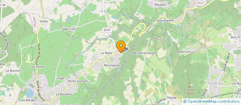 localisation de l'entreprise COMMUNE DE LUPE  LUPE