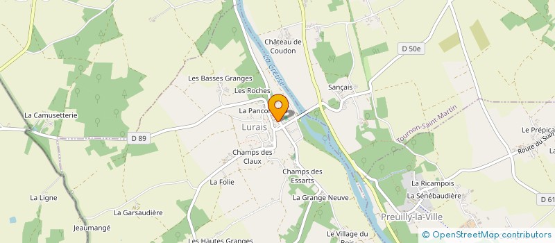 localisation de l'entreprise COMMUNE DE LURAIS à LURAIS