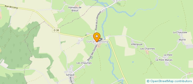 localisation de l'entreprise COMMUNE DE LURCY LE BOURG  LURCY-LE-BOURG