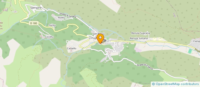 localisation de l'entreprise COMMUNE DE LURI à LURI
