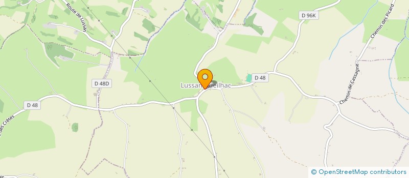 localisation de l'entreprise COMMUNE DE LUSSAN ADEILHAC  LUSSAN-ADEILHAC