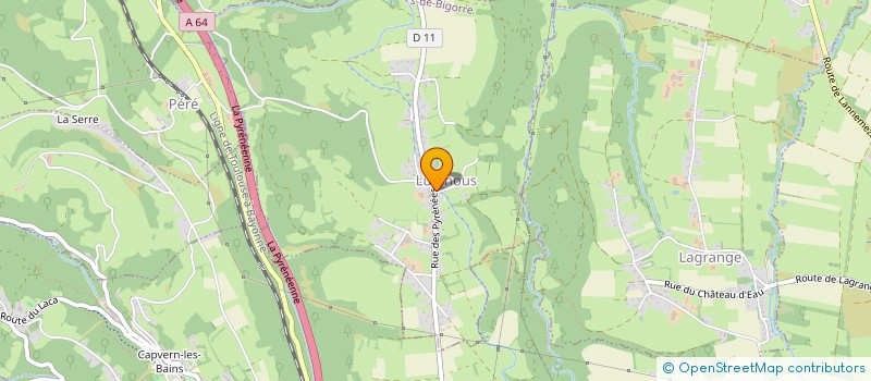 localisation de l'entreprise COMMUNE DE LUTILHOUS  LUTILHOUS