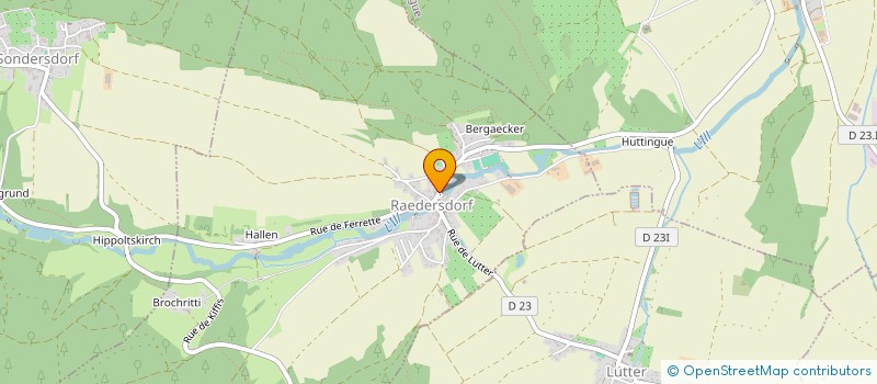 localisation de l'entreprise COMMUNE DE LUTTER  LUTTER