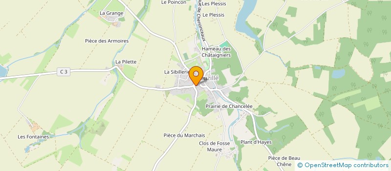 localisation de l'entreprise COMMUNE DE LUZILLE  LUZILLE