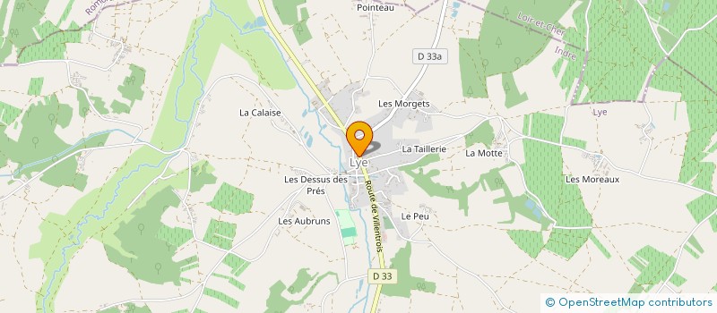 localisation de l'entreprise COMMUNE DE LYE à LYE