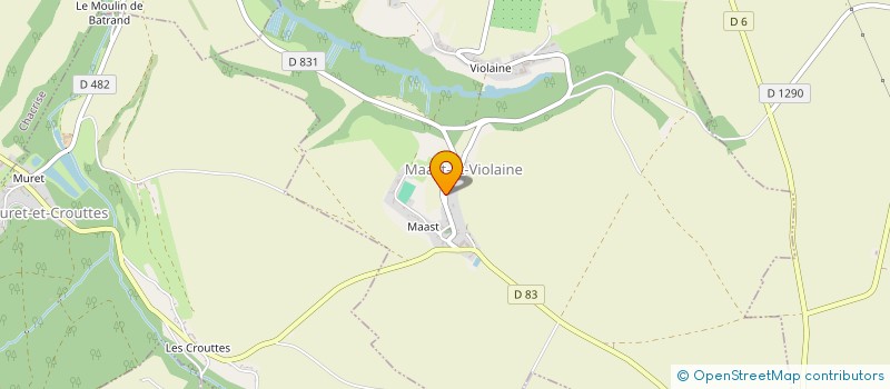 localisation de l'entreprise COMMUNE DE MAAST ET VIOLAINE  MAAST-ET-VIOLAINE