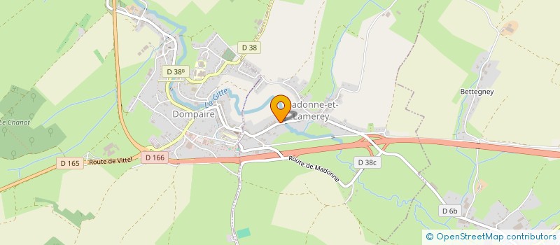 localisation de l'entreprise COMMUNE DE MADONNE ET LAMEREY  MADONNE-ET-LAMEREY