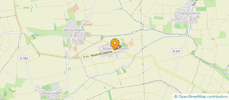 localisation de l'entreprise COMMUNE DE MAENNOLSHEIM  MAENNOLSHEIM