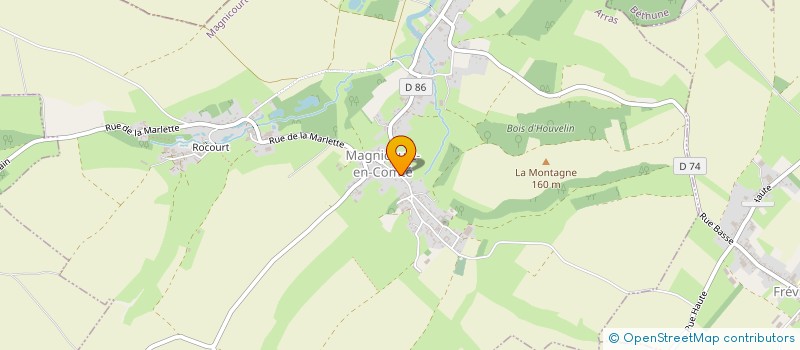 localisation de l'entreprise COMMUNE DE MAGNICOURT EN COMTE  MAGNICOURT-EN-COMTE