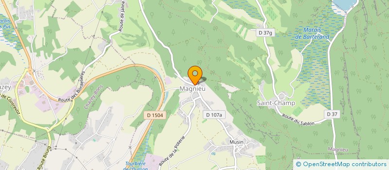 localisation de l'entreprise COMMUNE DE MAGNIEU à MAGNIEU