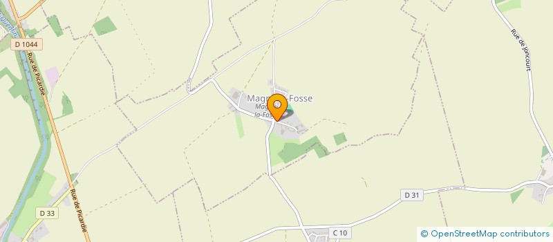 localisation de l'entreprise COMMUNE DE MAGNY LA FOSSE  MAGNY-LA-FOSSE