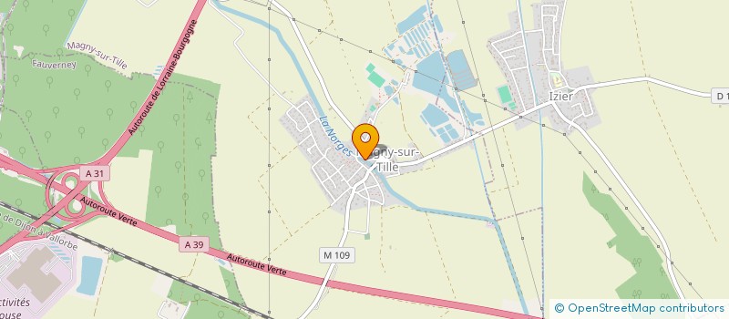 localisation de l'entreprise COMMUNE DE MAGNY-SUR-TILLE  MAGNY-SUR-TILLE