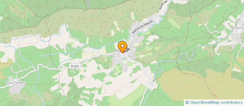 localisation de l'entreprise COMMUNE DE MAGRIE  MAGRIE