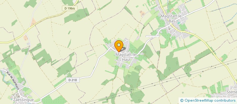localisation de l'entreprise COMMUNE DE MAGSTATT LE HAUT  MAGSTATT-LE-HAUT