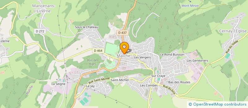 localisation de l'entreprise COMMUNE DE MAICHE à MAICHE
