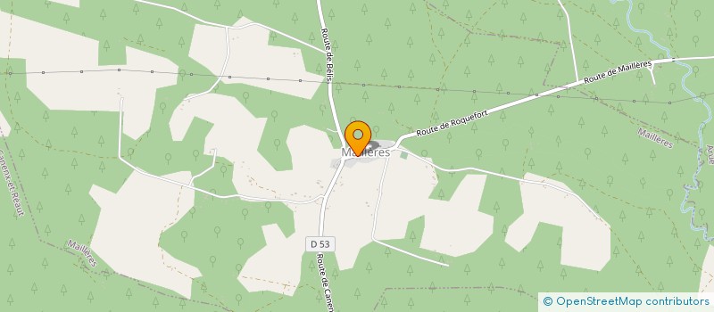 localisation de l'entreprise COMMUNE DE MAILLERES  MAILLERES