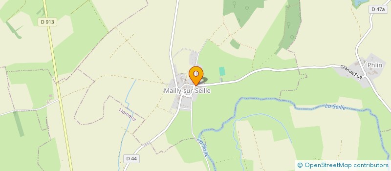 localisation de l'entreprise COMMUNE DE MAILLY SUR SEILLE  MAILLY-SUR-SEILLE