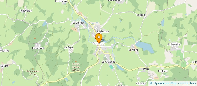 localisation de l'entreprise COMMUNE DE MAINSAT à MAINSAT