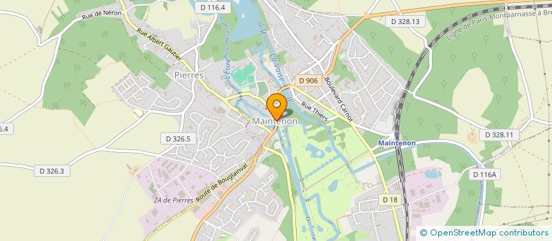 localisation de l'entreprise COMMUNE DE MAINTENON à MAINTENON