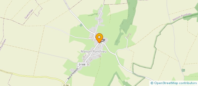 localisation de l'entreprise COMMUNE DE MAISON PONTHIEU  MAISON-PONTHIEU