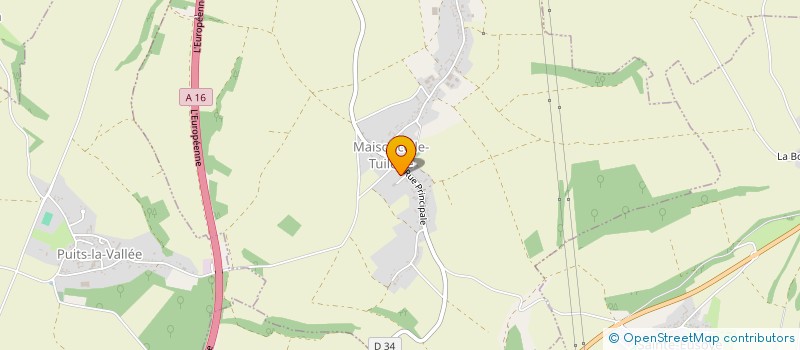 localisation de l'entreprise COMMUNE DE MAISONCELLE TUILERIE  MAISONCELLE-TUILERIE