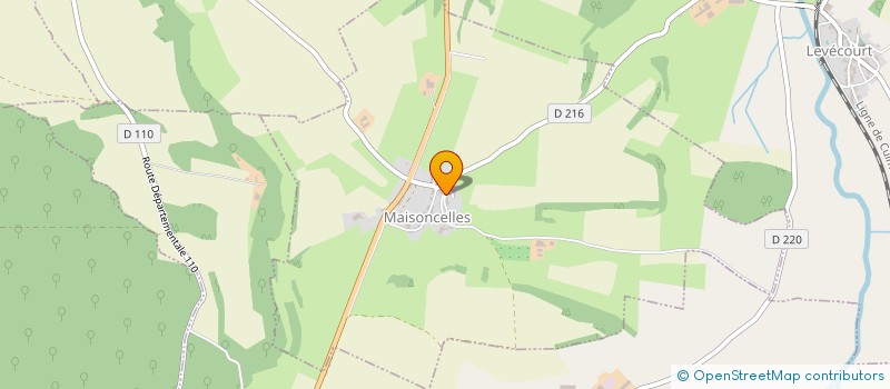localisation de l'entreprise COMMUNE DE MAISONCELLES à MAISONCELLES