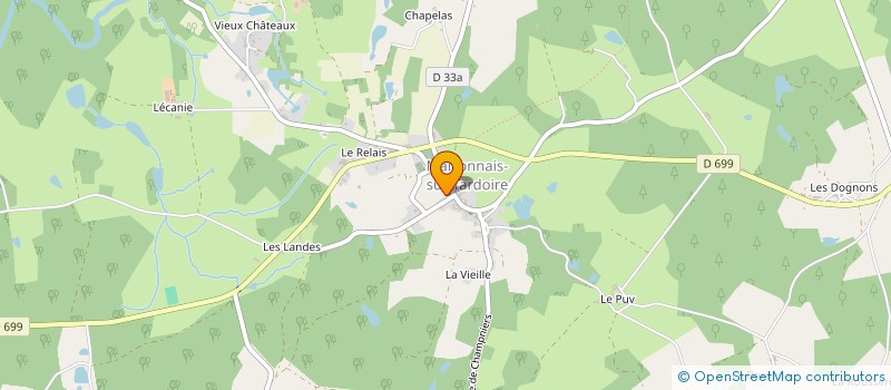localisation de l'entreprise COMMUNE DE MAISONNAIS SUR TARDOIRE à MAISONNAIS-SUR-TARDOIRE