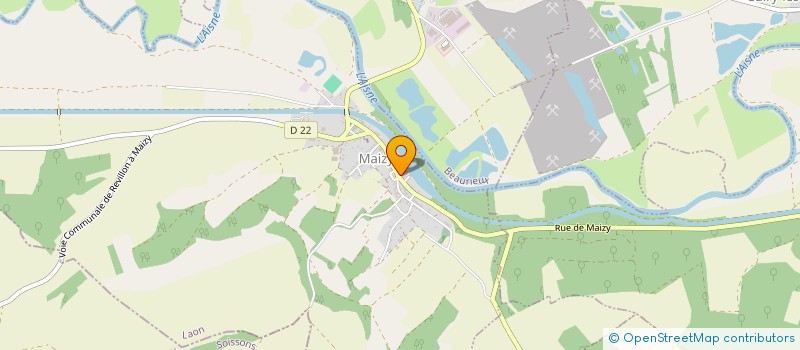localisation de l'entreprise COMMUNE DE MAIZY  MAIZY