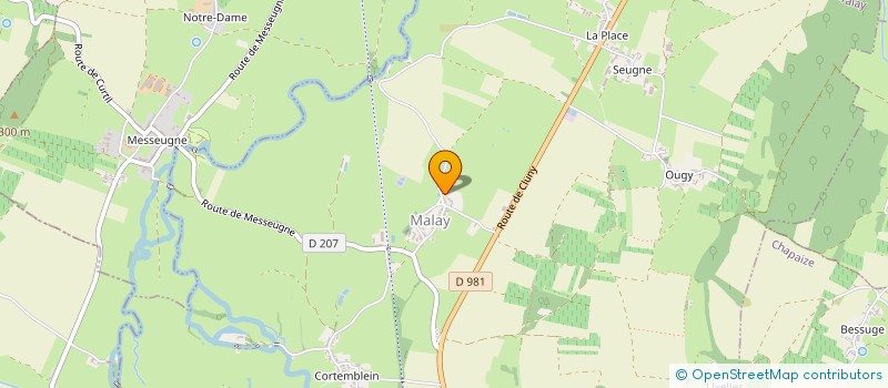 localisation de l'entreprise COMMUNE DE MALAY  MALAY