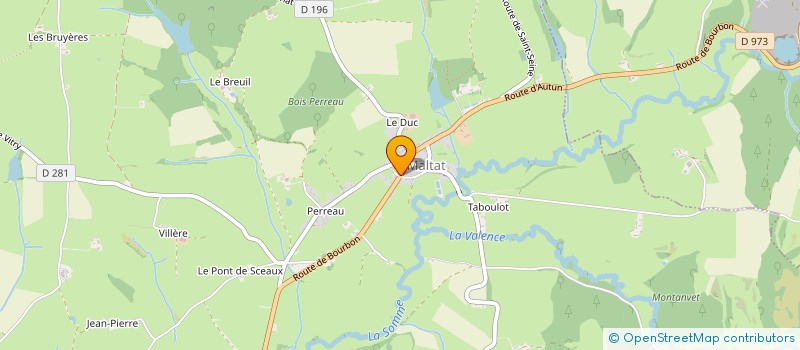 localisation de l'entreprise COMMUNE DE MALTAT  MALTAT