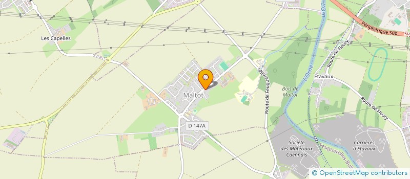 localisation de l'entreprise COMMUNE DE MALTOT  MALTOT