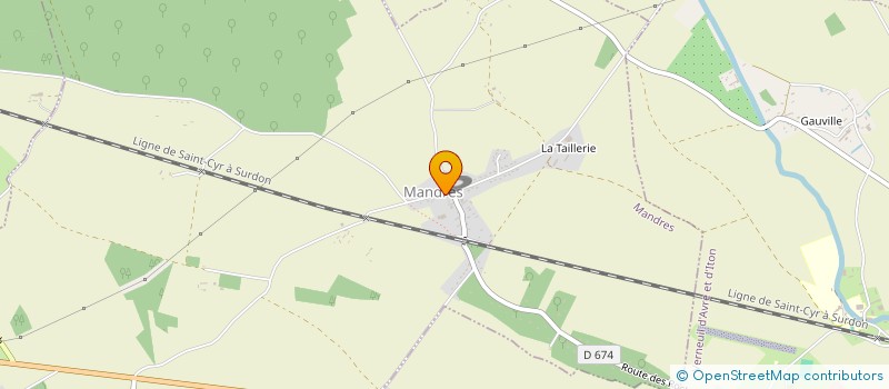 localisation de l'entreprise COMMUNE DE MANDRES  MANDRES