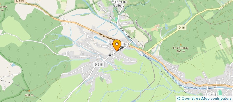 localisation de l'entreprise COMMUNE DE MANDREVILLARS  MANDREVILLARS