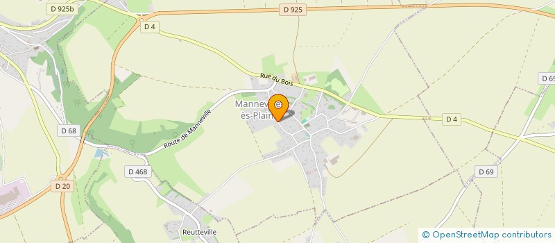 localisation de l'entreprise COMMUNE DE MANNEVILLE ES PLAINS  MANNEVILLE-ES-PLAINS