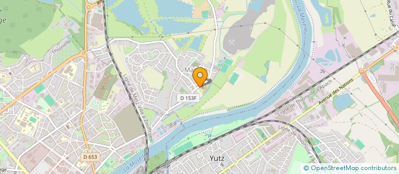 localisation de l'entreprise COMMUNE DE MANOM  MANOM