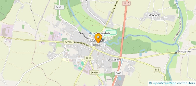 localisation de l'entreprise COMMUNE DE MANSLE-LES-FONTAINES à MANSLE-LES-FONTAINES