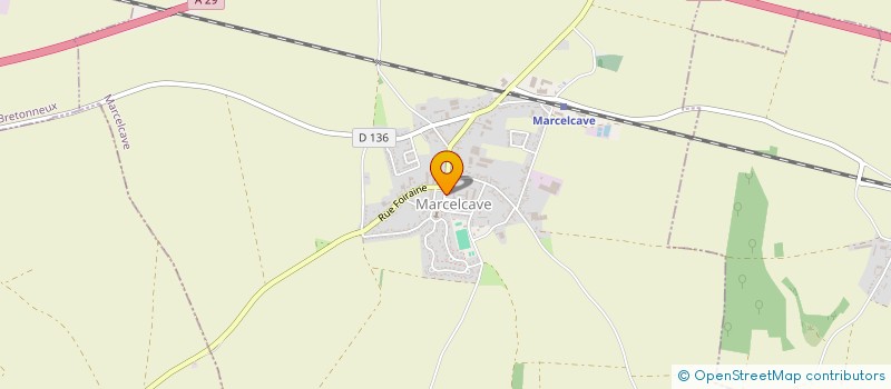localisation de l'entreprise COMMUNE DE MARCELCAVE  MARCELCAVE