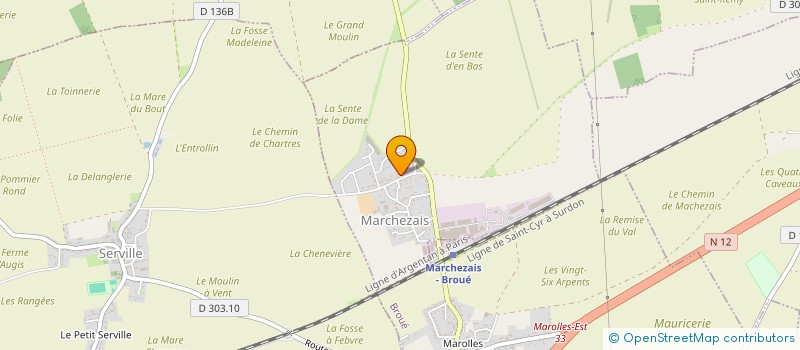 localisation de l'entreprise COMMUNE DE MARCHEZAIS à MARCHEZAIS